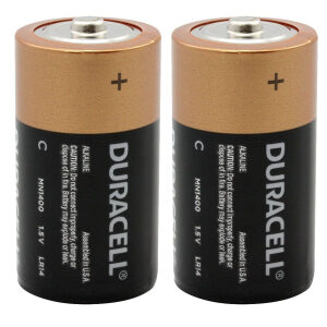 Duracell 10-Year Batteries, C Cell