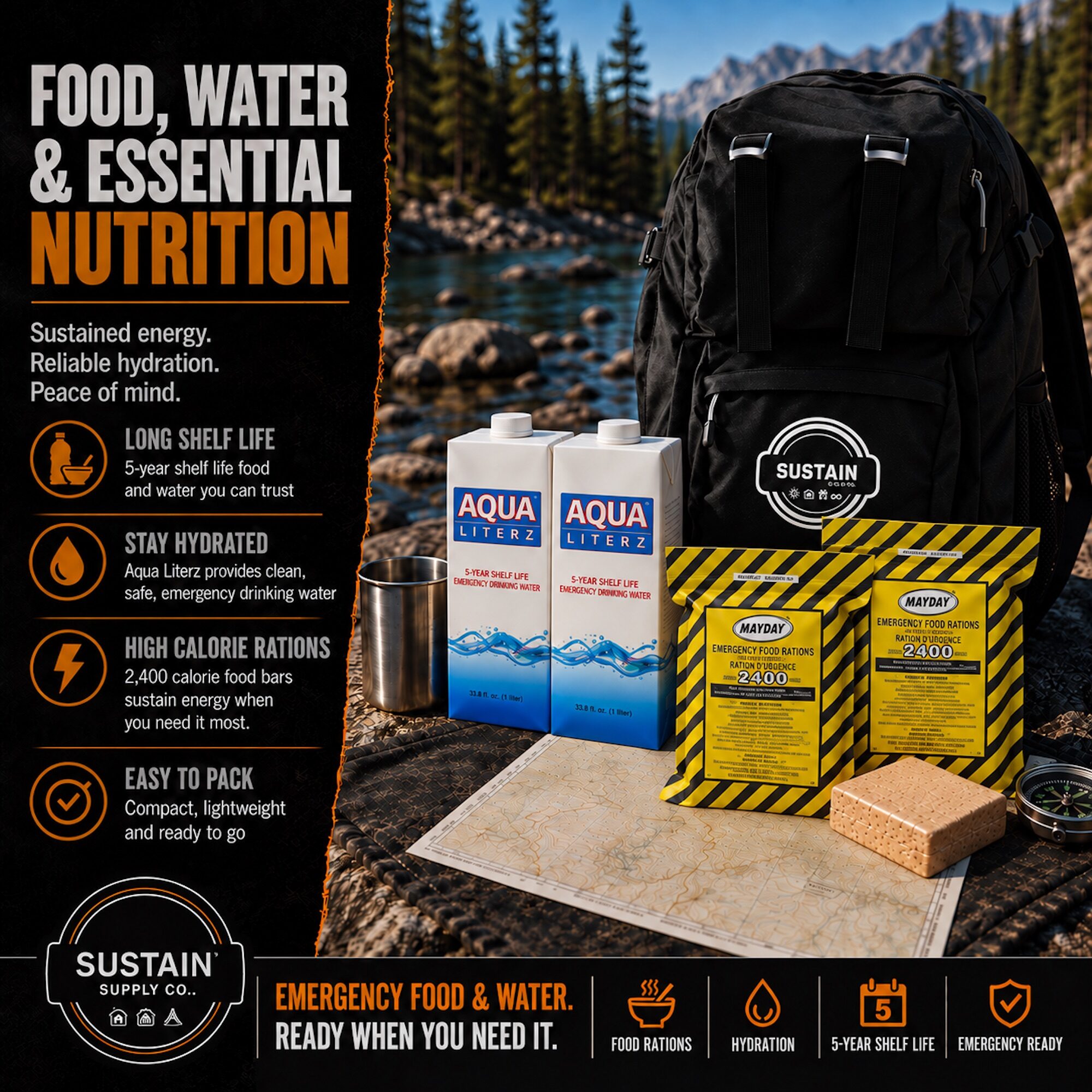 Sustain Supply Essentials Kit 2 Person - Image 4