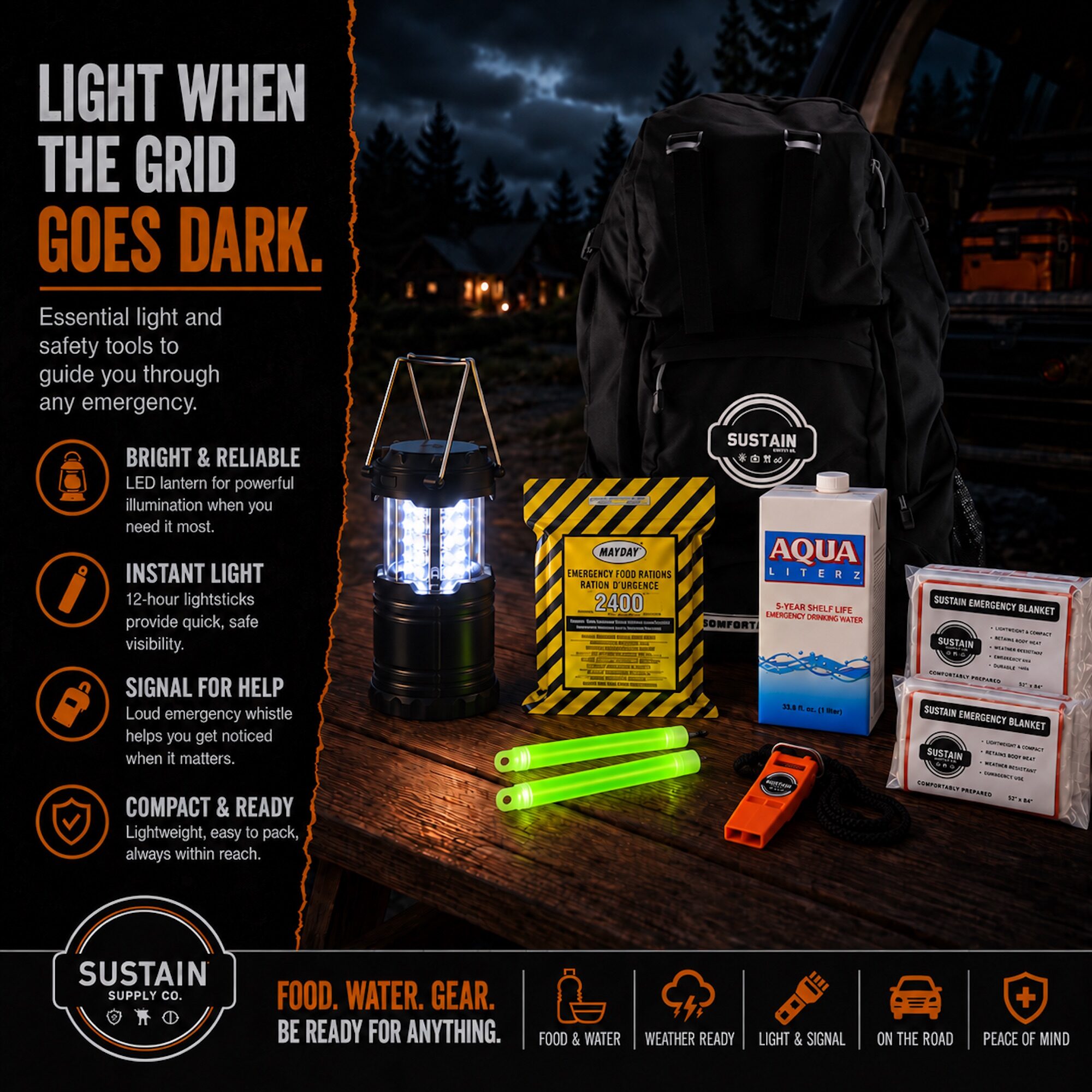 Sustain Supply Essentials Kit 2 Person - Image 5
