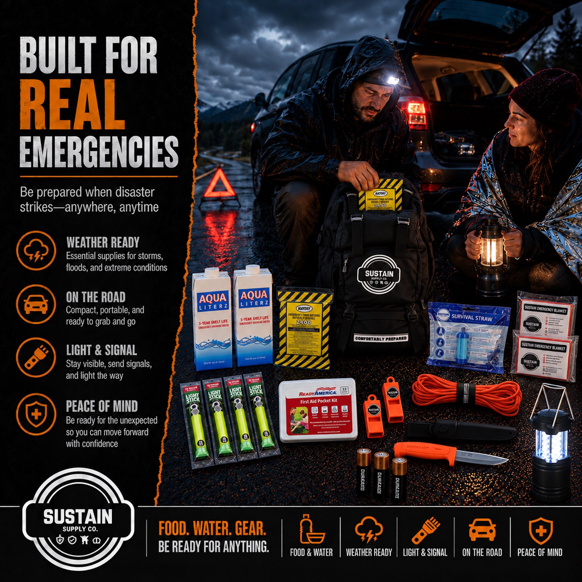 Sustain Supply Essentials Kit 2 Person - Image 6
