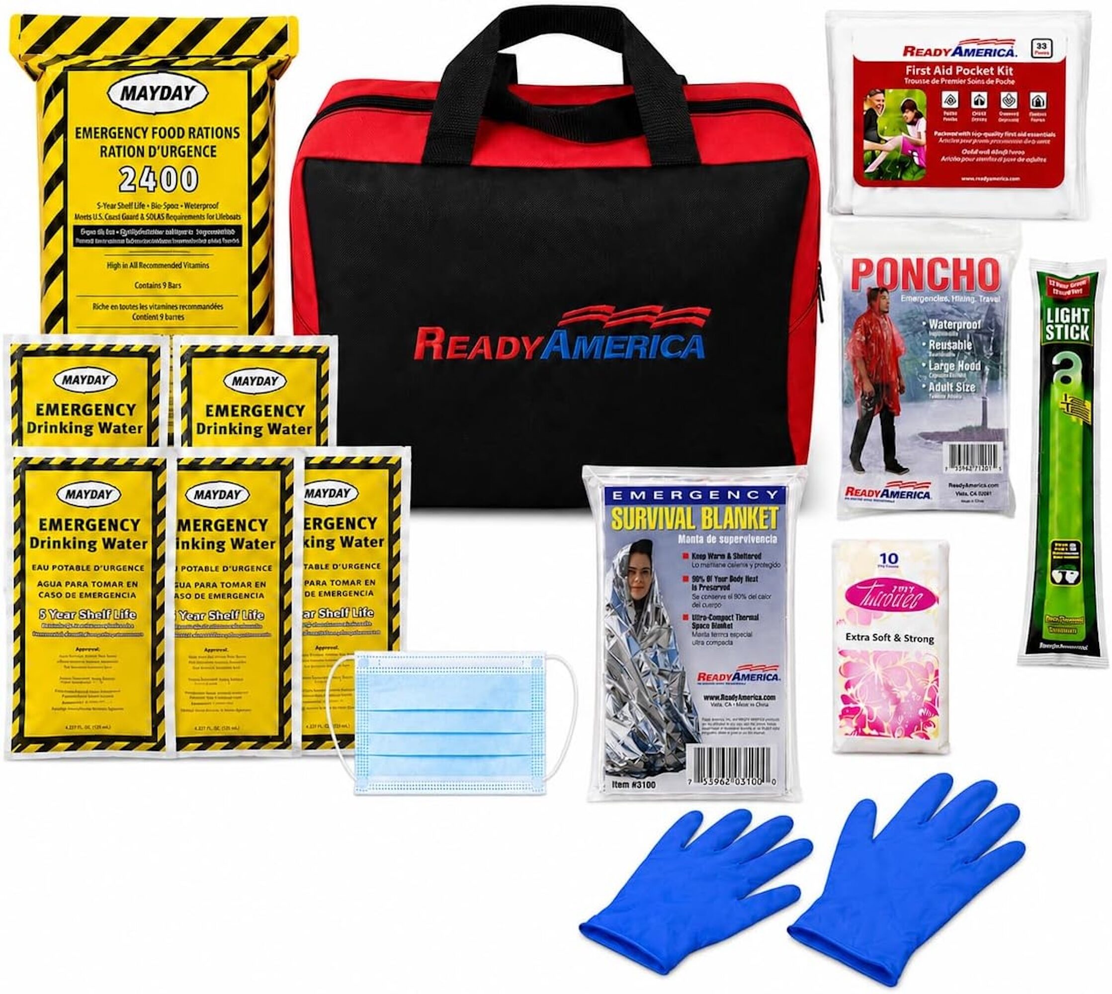 1 Person Emergency Kit (3 Day Tote)
