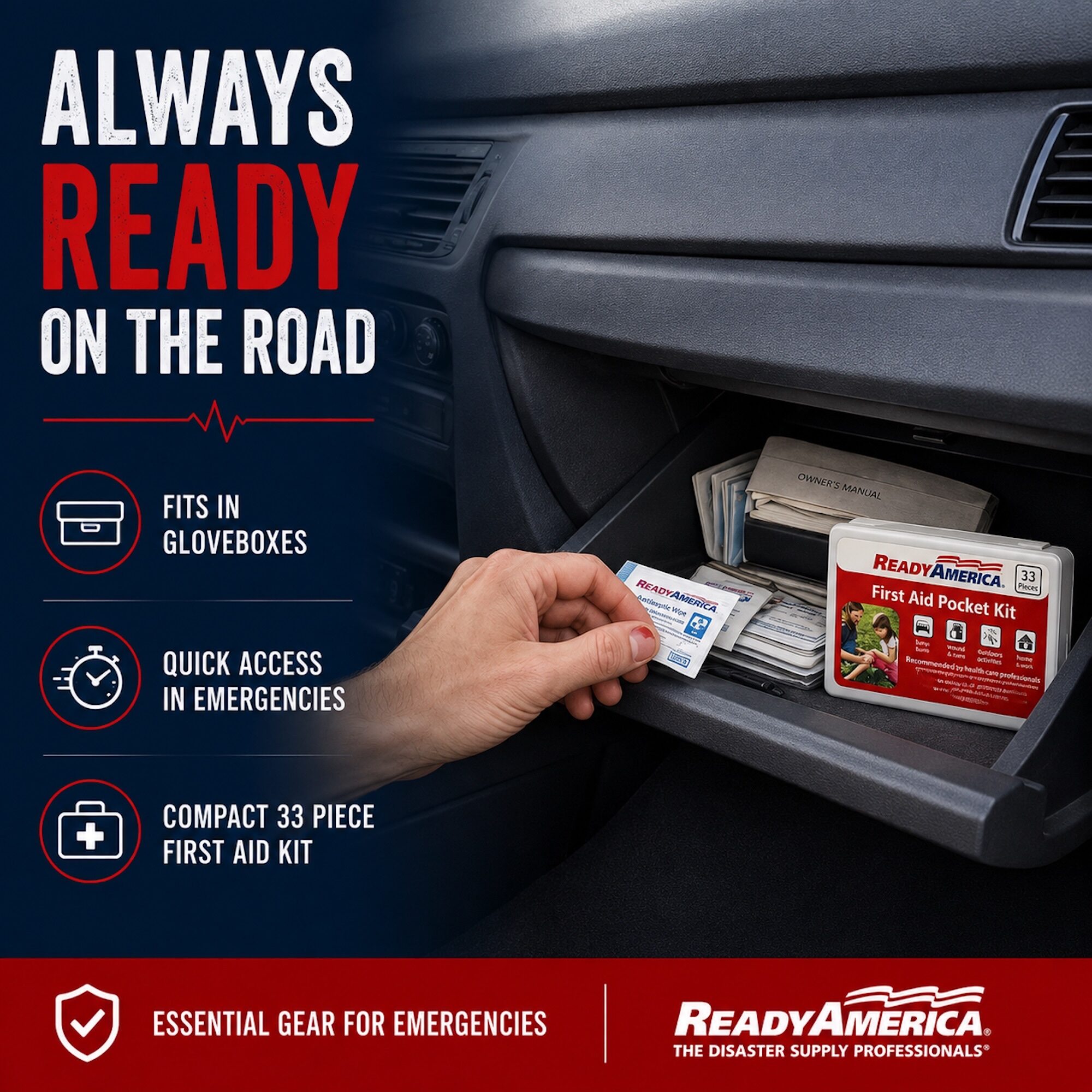 First Aid Kit, 33 piece - Image 5