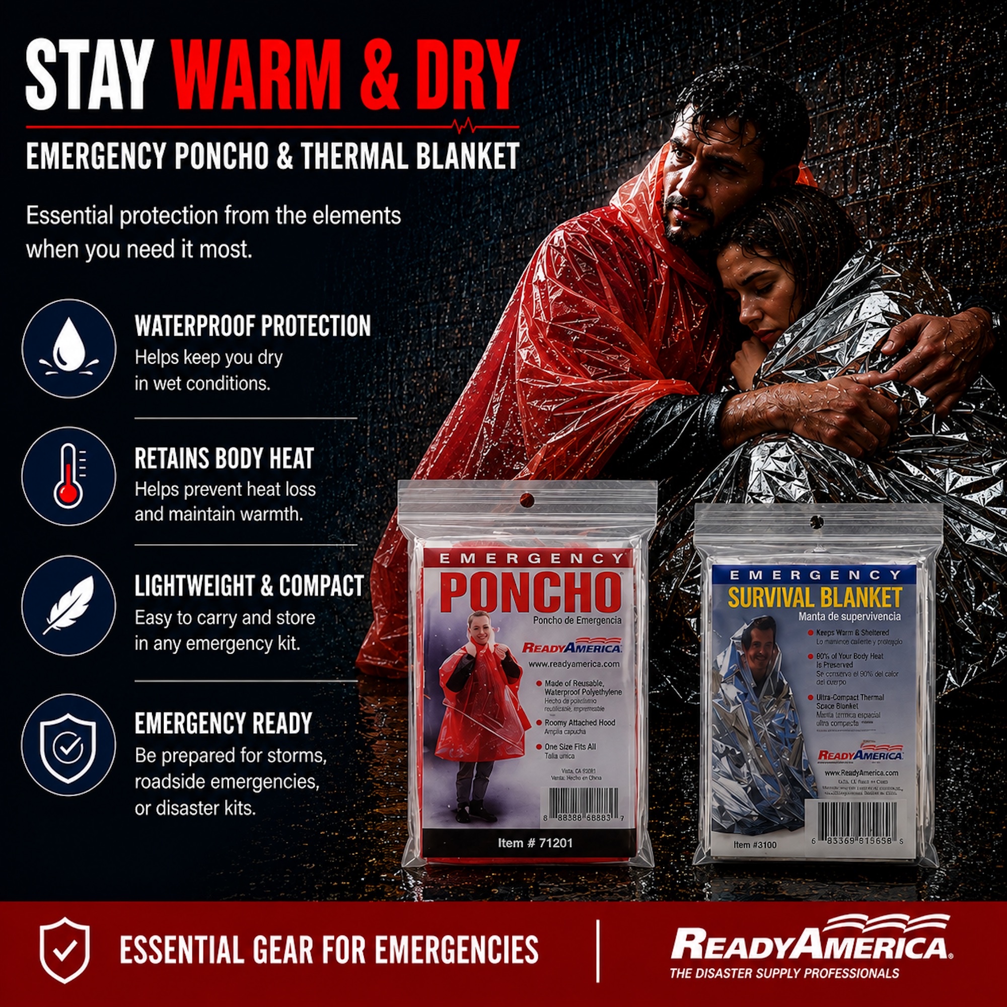 2 Person Hurricane Emergency Kit (3 Day Backpack) - Image 6