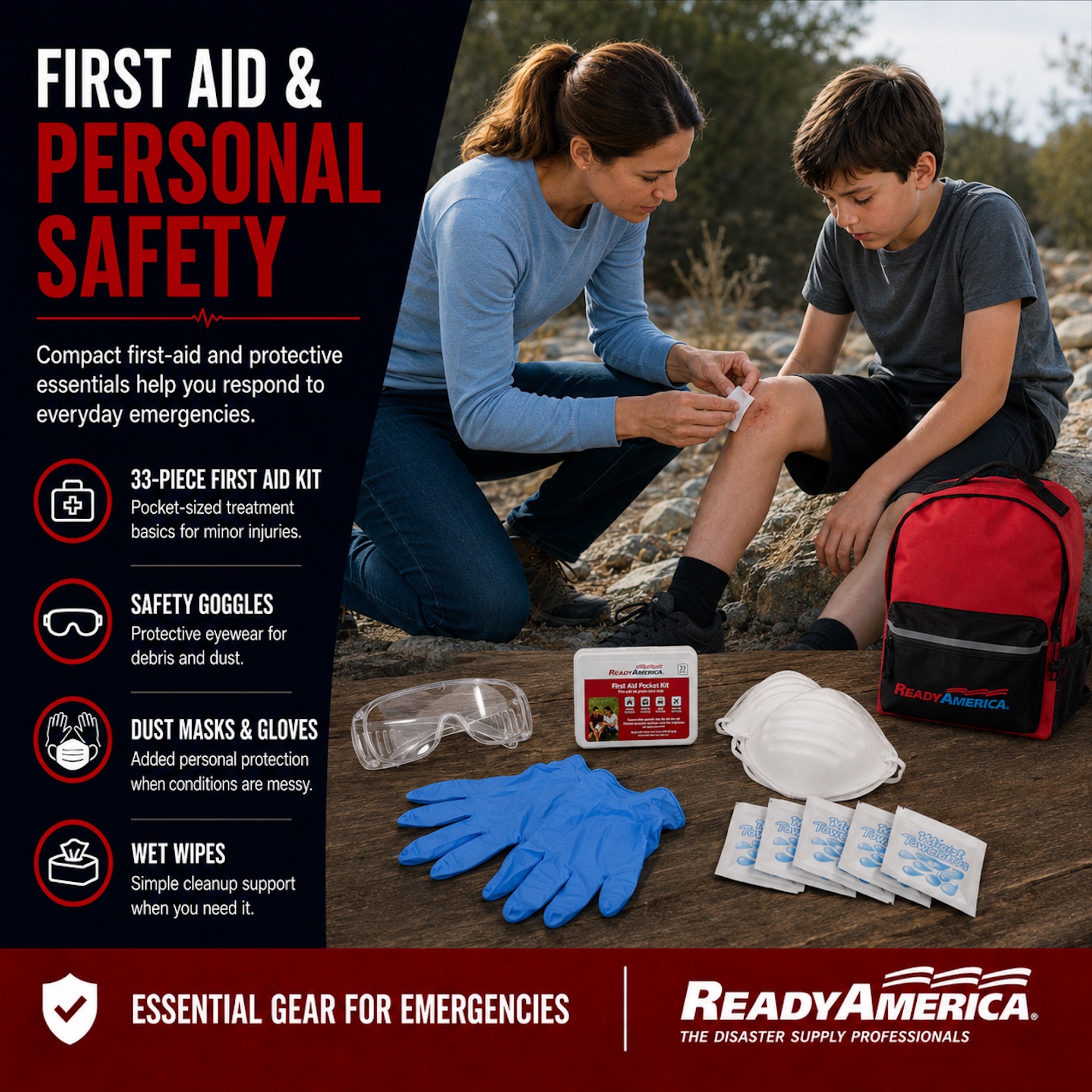 2 Person Fire/Blackout Emergency Kit (3 Day Backpack) - Image 7