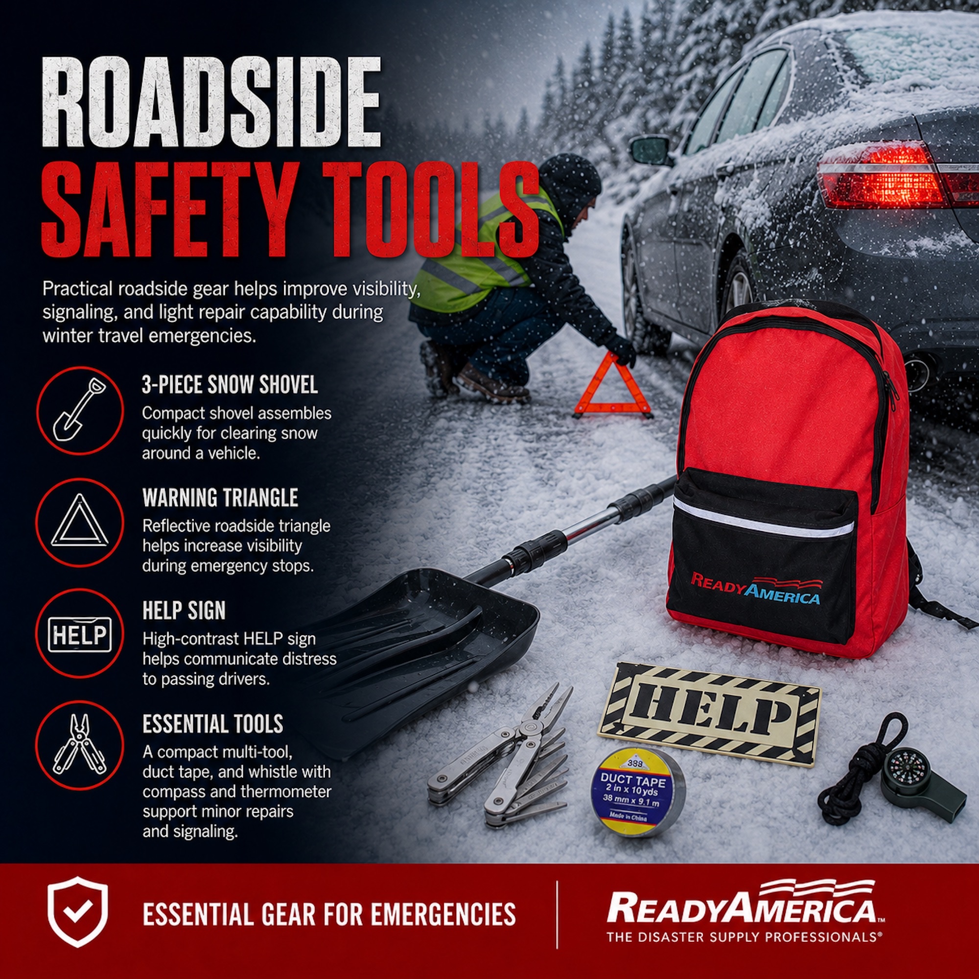 2 Person Cold Weather Survival Kit (3 Day Backpack) - Image 3