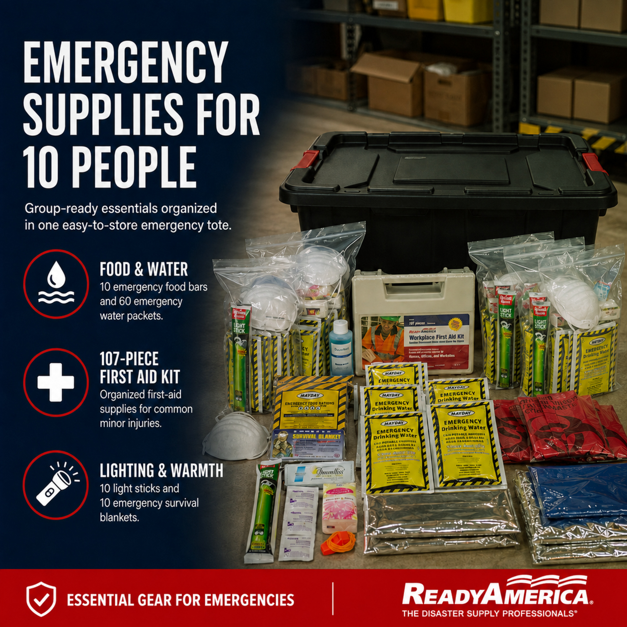 10-Person Ready America Kit - Image 2